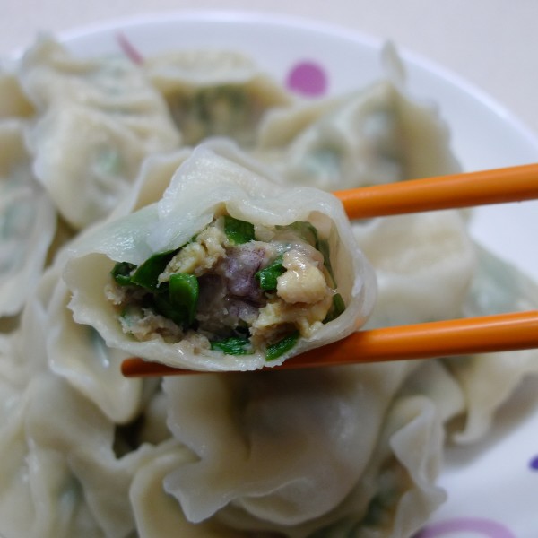 韭菜鲜肉馅饺子