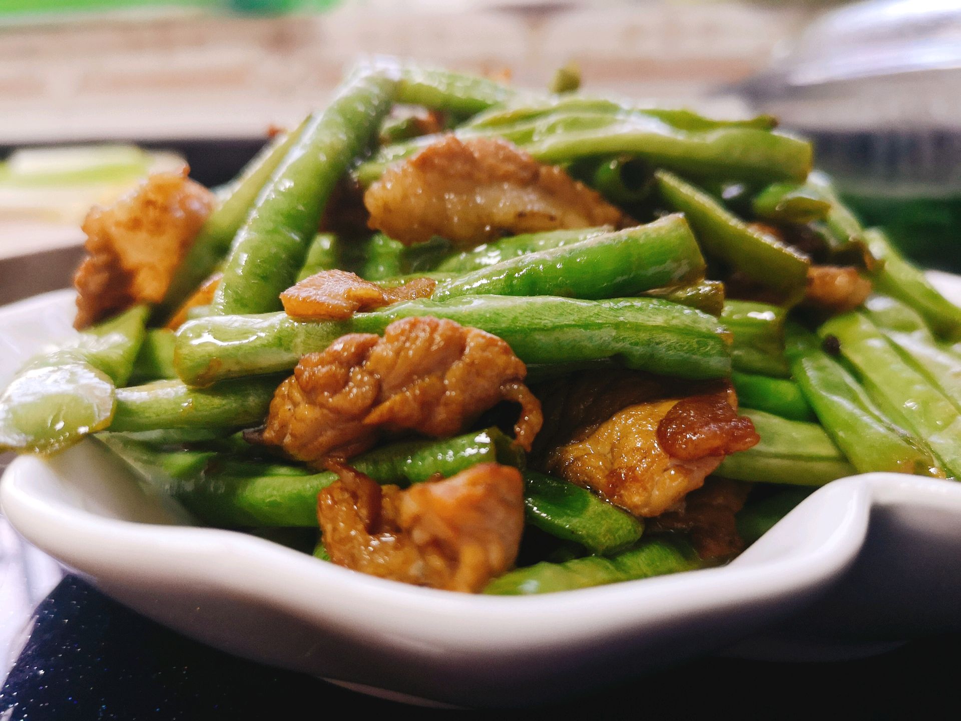 豆角炒肉