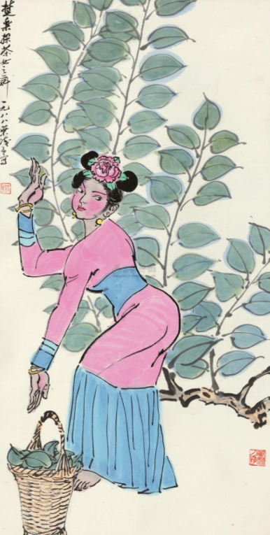  p>《楚乐采茶女之舞》是叶浅予创作的绘画作品. /p>