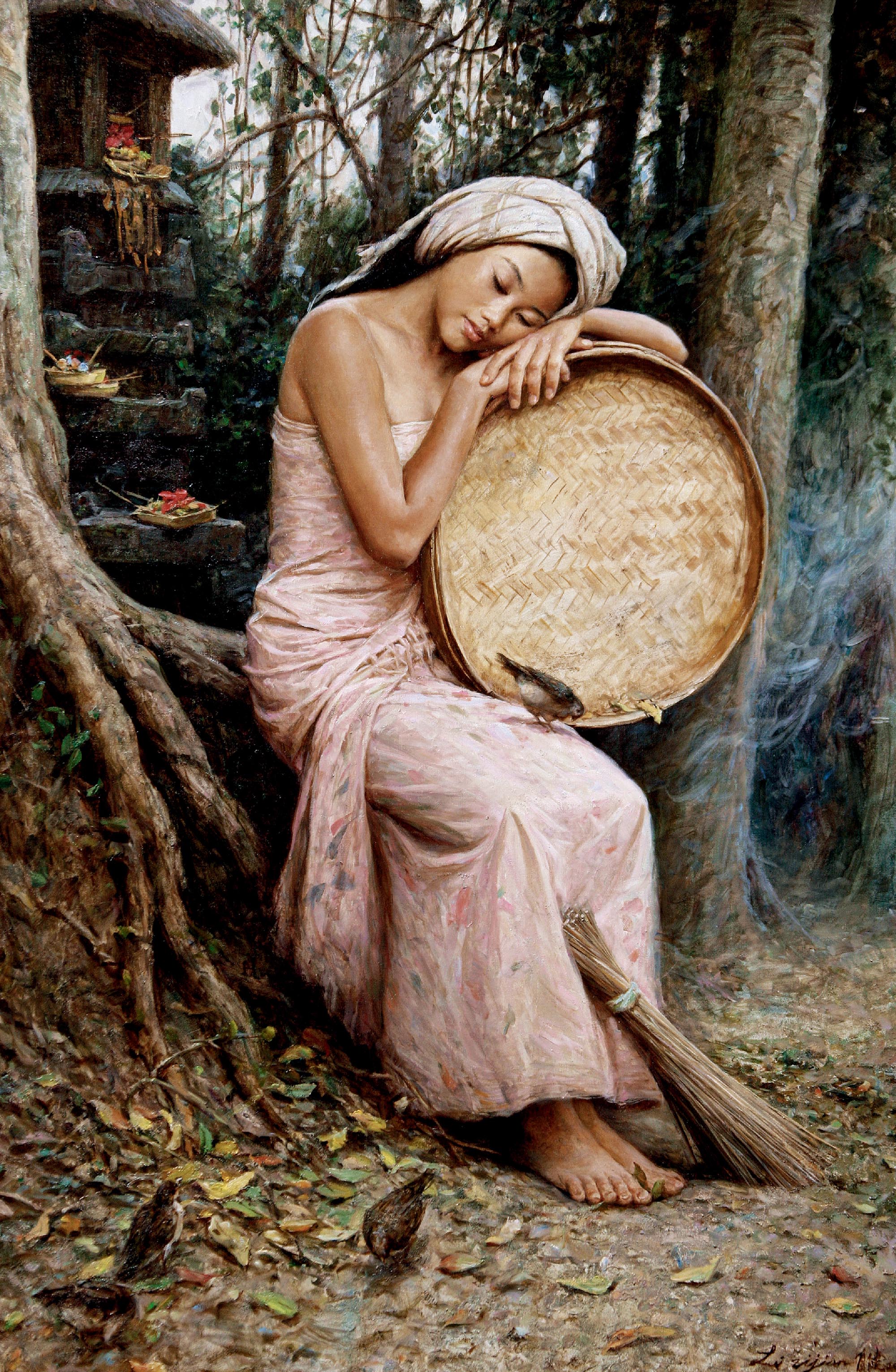  p>李自健,中国旅美著名油画家,1954年生于湖南邵阳,1982年毕业于广州