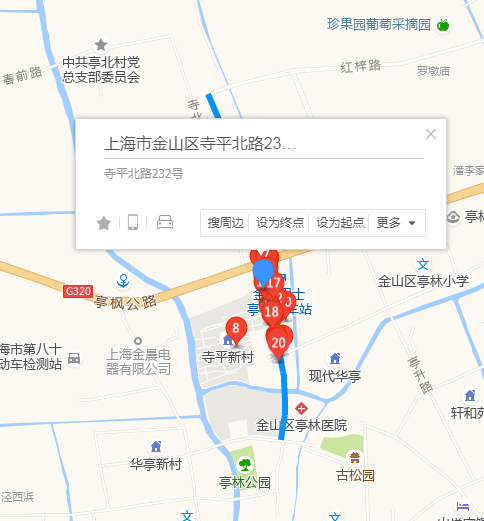 p>寺平北路232号位于上海市金山亭林,共计房屋1户/p>