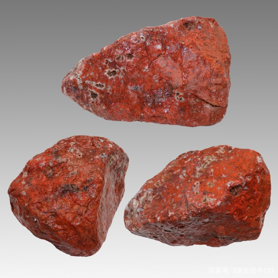 儒行天弈精品推荐：昌化鸡血石满堂红原石_百科TA说