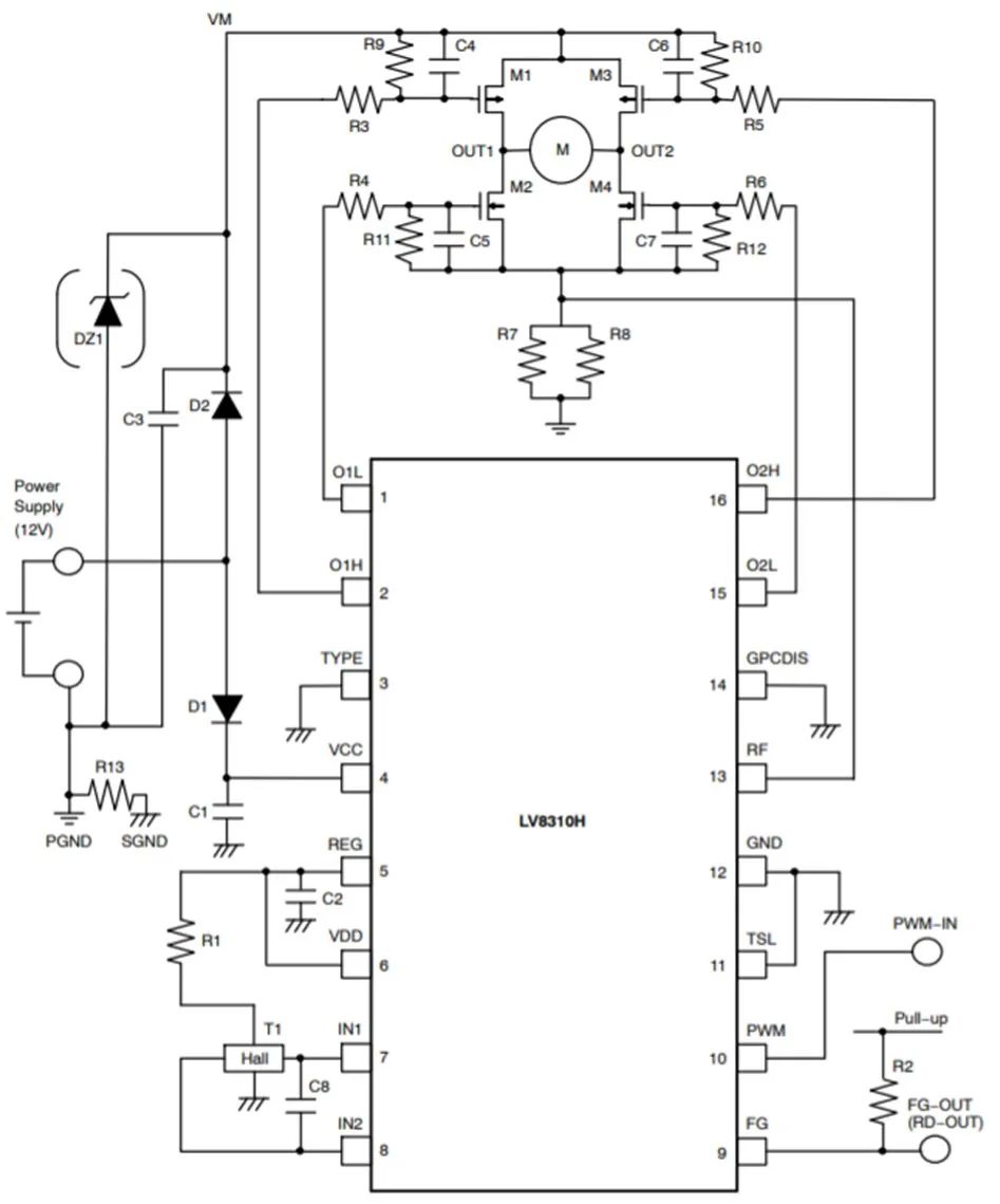 基于安森美半导体ON-Semi LV8310 Single-Phase Pre Driver 应用于车内空调循环扇方案_百科TA说