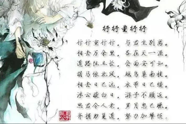 谜语诗词大会：孔雀东南飞，行行重行行，分别猜一个字，谜底太难_百科TA说