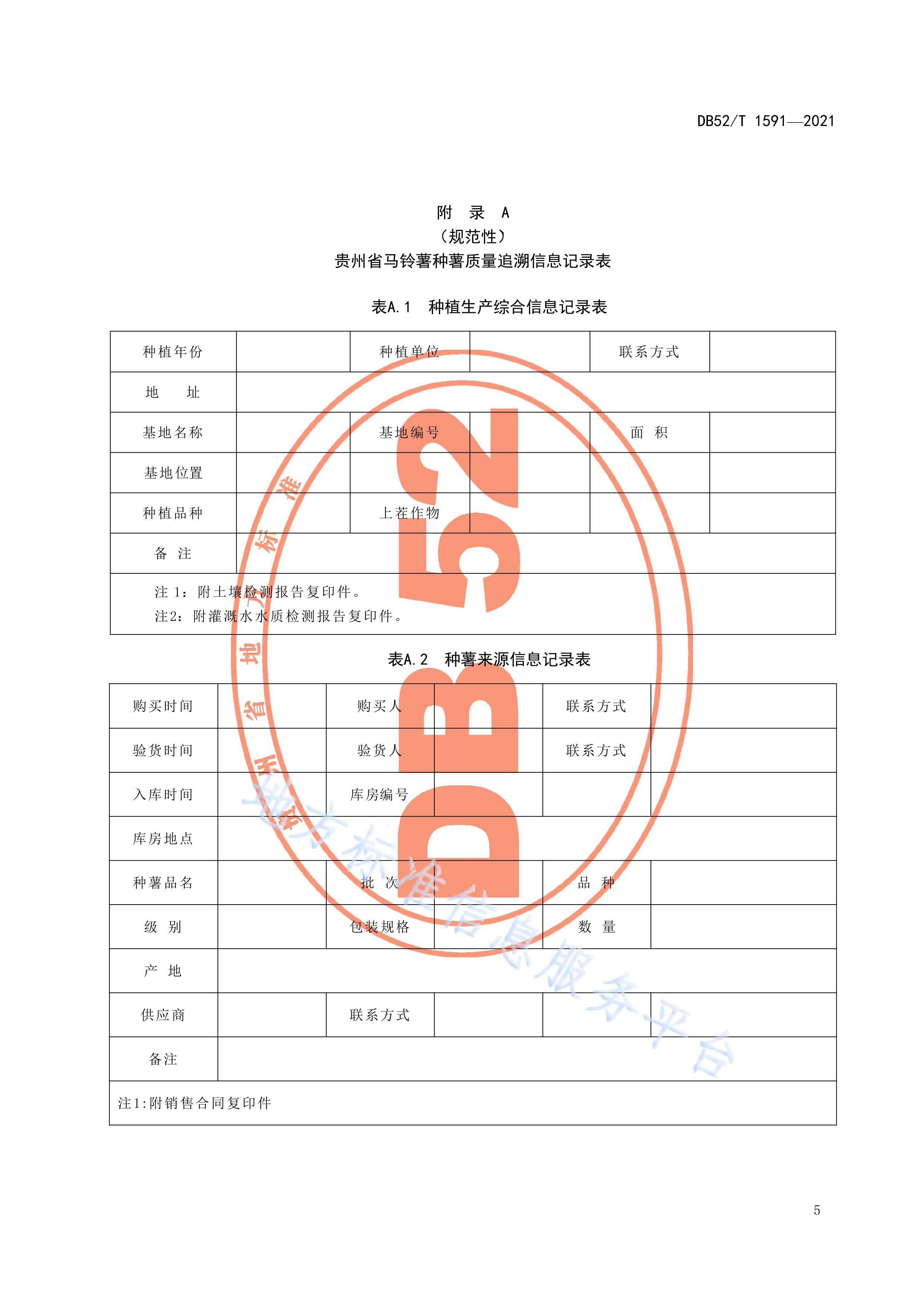  p>《马铃薯种薯质量追溯体系建设标准》(db52/t 1591-2021)是2021年7