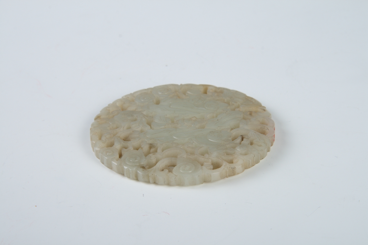 清白玉和合二仙佩饰