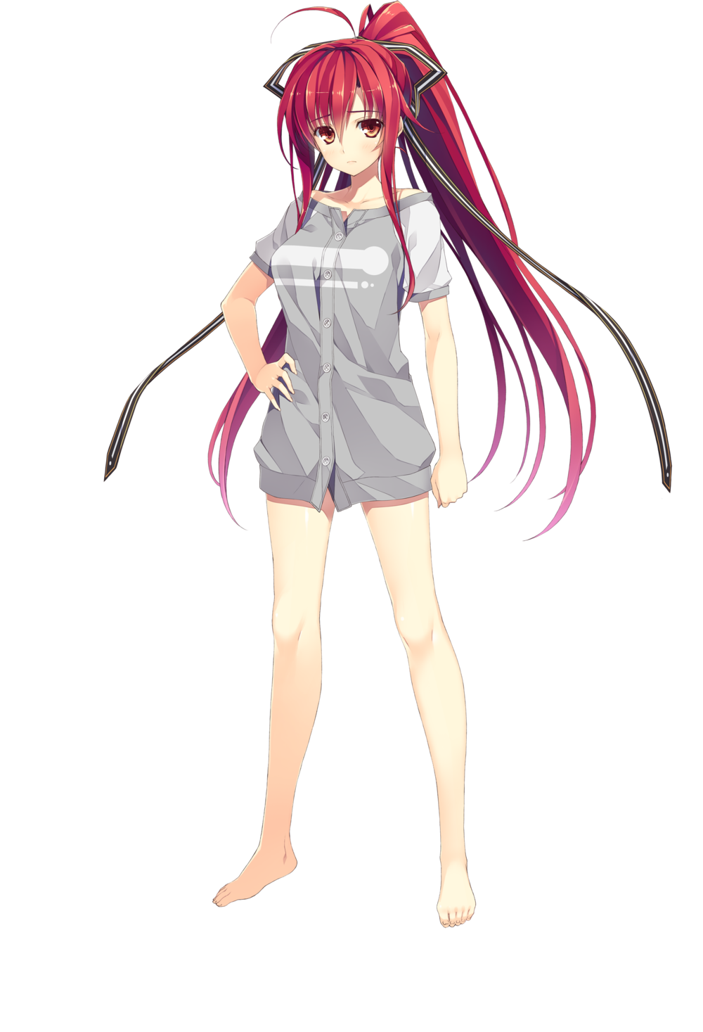 是日本游戏《铳骑士cutie☆bullet》中的女主角之一,红发巨乳的枪士