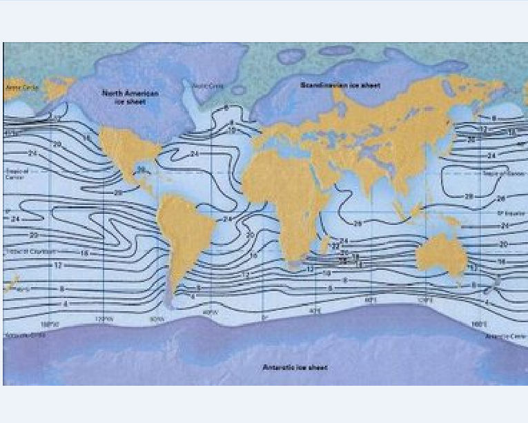  p>等温线(isotherm),即图上温度值相同各点的连线,称之为等温线.