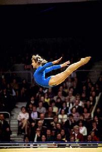  p>奥尔加·科尔布特,前苏联体操运动员.