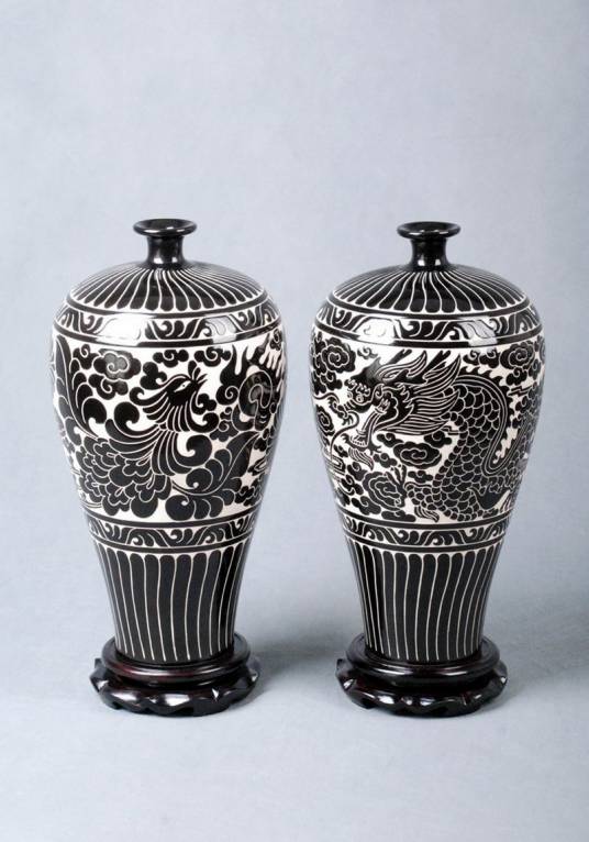 陶器烧制技艺（平定黑釉刻花陶瓷制作技艺）_百度百科