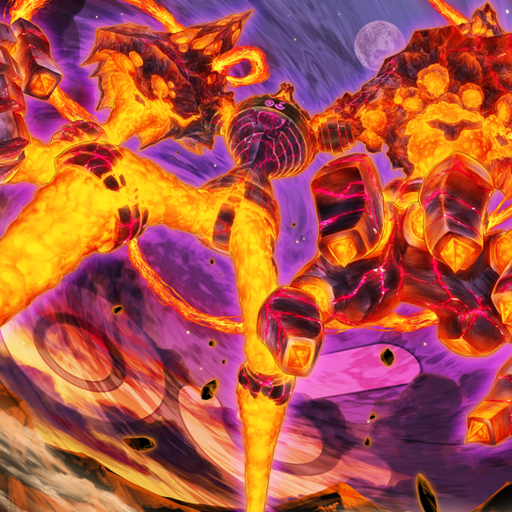 先史遗产 混沌亚特兰巨人」是游戏王的1只7阶·光属性·机械族的超量