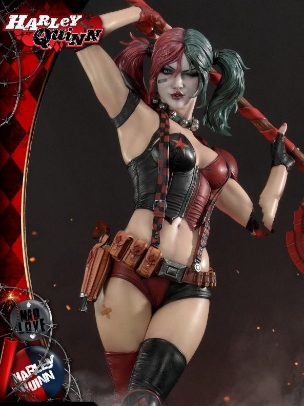 prime 1 studio dc漫画《蝙蝠侠》小丑女哈莉奎茵1:3雕像