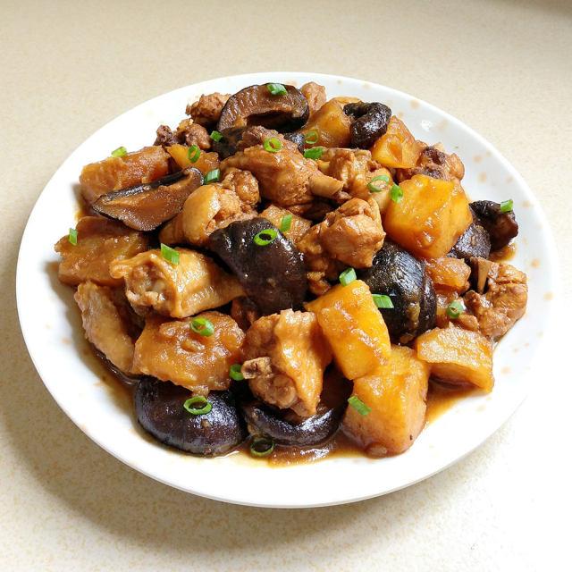 香菇焖鸭