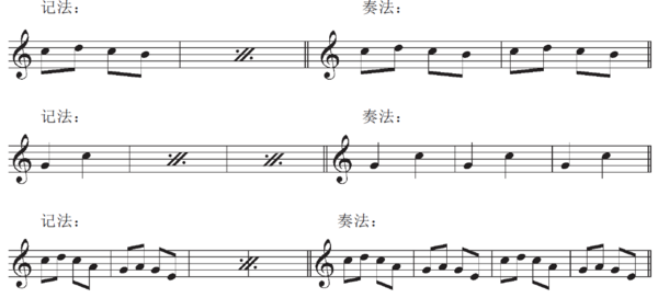 音乐反复记号