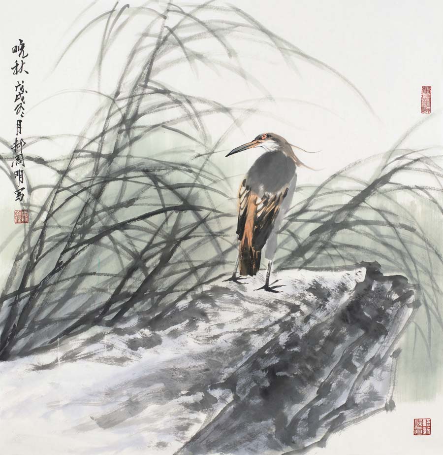  p>郝周明,1971年出生于莱西市.擅中国画,工笔,写意兼修.