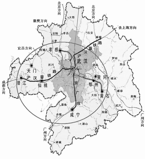 metropolitan area),又称武汉"1 8"城市圈,是指以中国中部最大城市 a