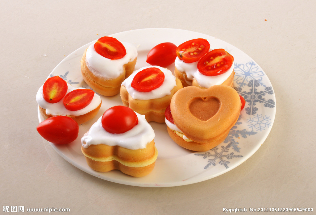 圣女果麦芬蛋糕