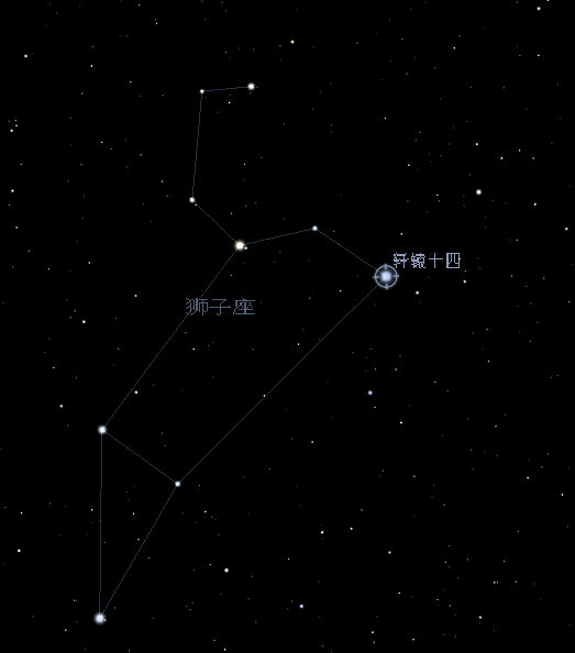  p>轩辕十四(regulus)亦称狮子座α星,是 a target="_blank" href="