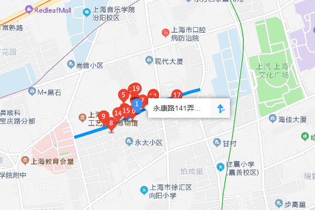  p>永康路1441弄位于上海市徐汇建国西路,共计房屋1户. /p>