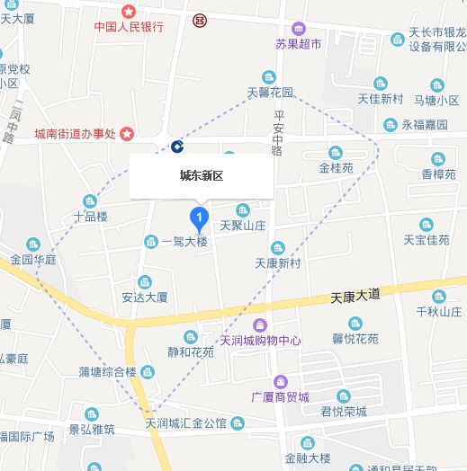 lemmaid="8344081">天长市城东新区位于<a