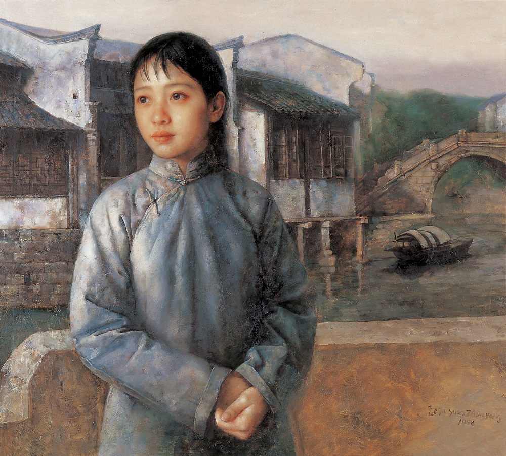  p>袁正阳,重庆人.擅长油画.1980年到解放军报社任编辑.