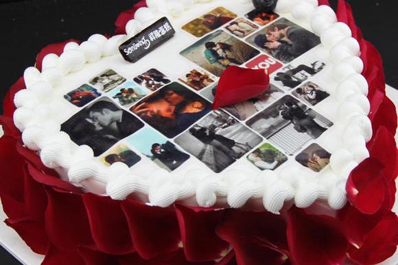 另外一种方式是用专用数码蛋糕打印机将图像打印至专用食用糖霜纸或米