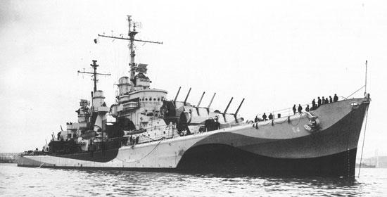 美国"圣胡安"号轻巡洋舰