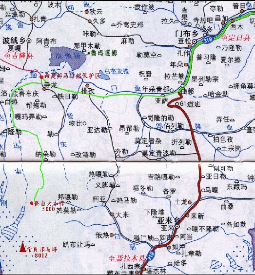 mount shishapangma)海拔8027米,在世界14座8000米级高峰中排名第14位