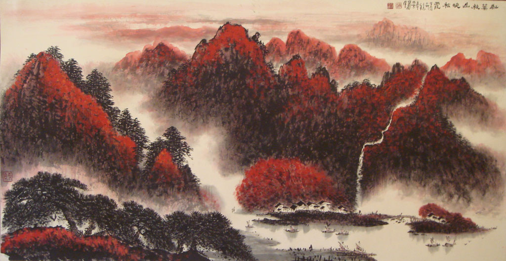 target="_blank" href="/item/才">才 /a>先生为师,学习山水画