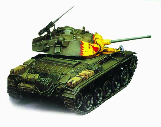 美国m24"霞飞"轻型坦克