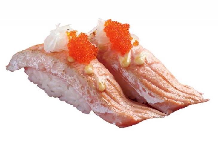  p>火焰三文鱼寿司,是一道美食,制作原料主要有挪威三文鱼, a href="