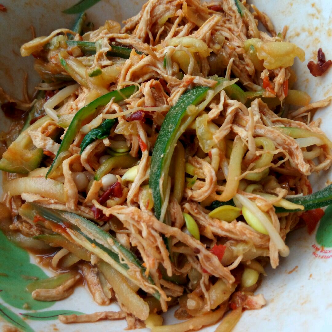 香辣凉拌鸡丝