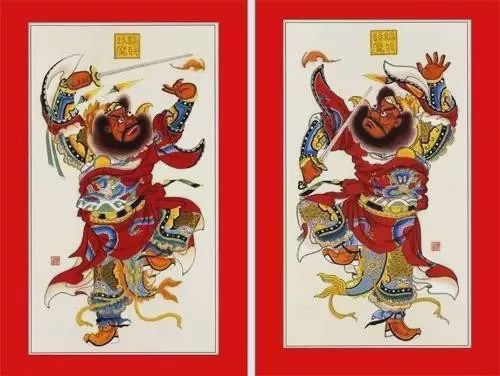 过年门神少不了，种类也不少，你家贴的是哪种门神呢？_百科TA说