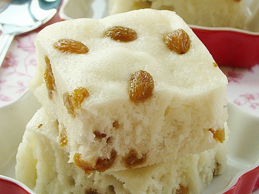 蜜枣葡萄干发糕