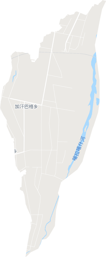 新疆维吾尔和田地区墨玉县加汗巴格乡所有乡中心区