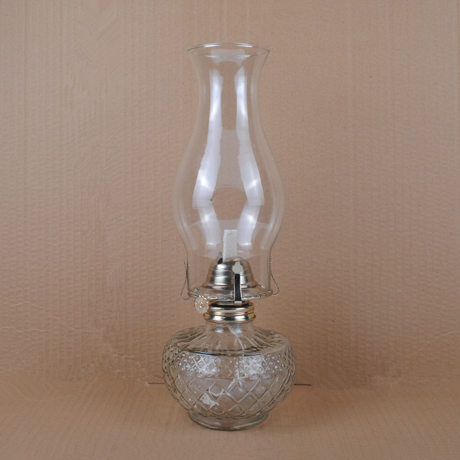 现代玻璃煤油灯