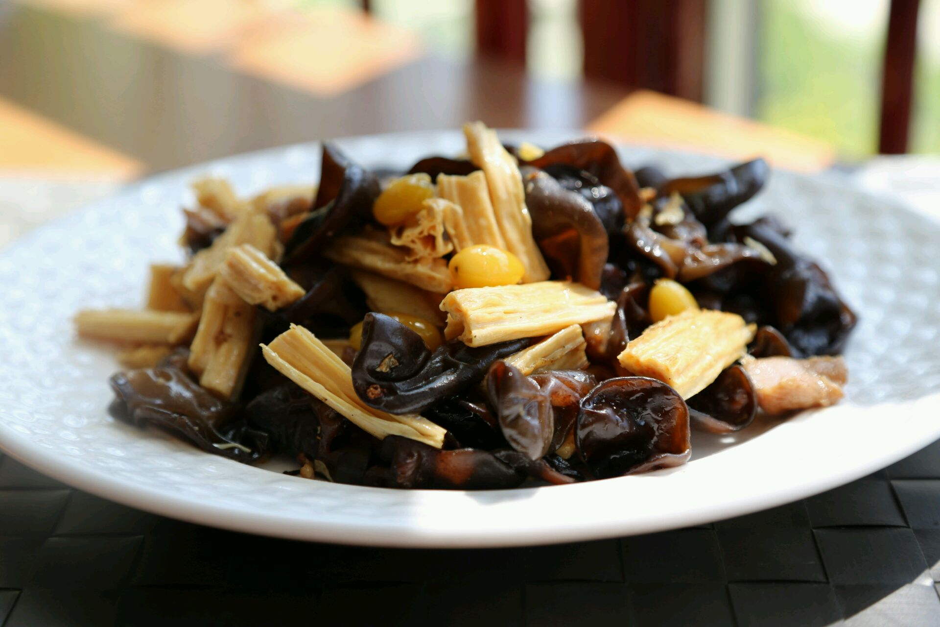 腐竹烧黑木耳