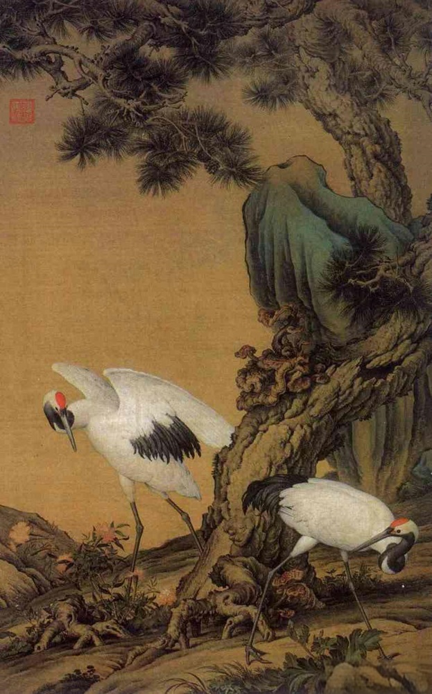 明代横版松鹤图,任伯年松鹤图(第2页)_大山谷图库