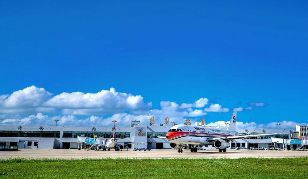  p>延吉朝阳川国际机场(yanji chaoyangchuan international airport
