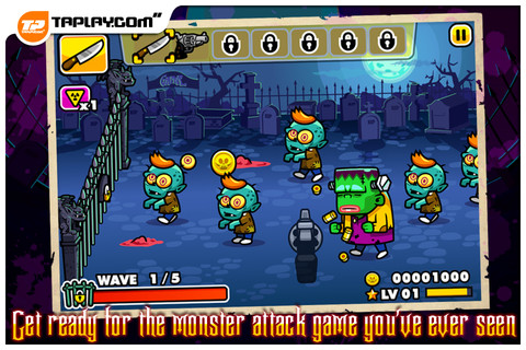  p>《怪物大乱斗》是一款卡通风格的ios防御游戏,游戏中玩家将以第一