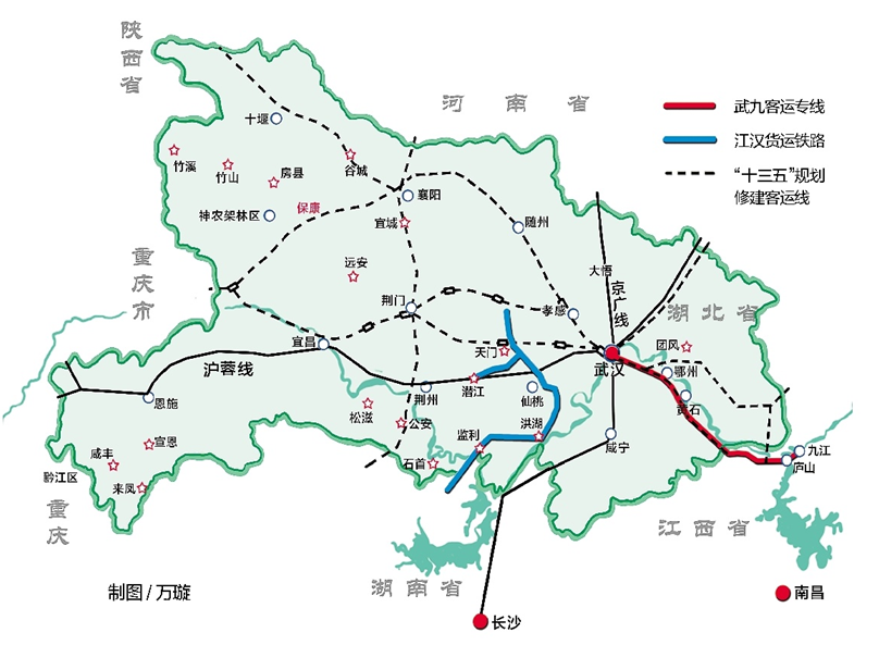  p>武九高速铁路(wuhan-jiujiang high-speed railway),又名武九客运
