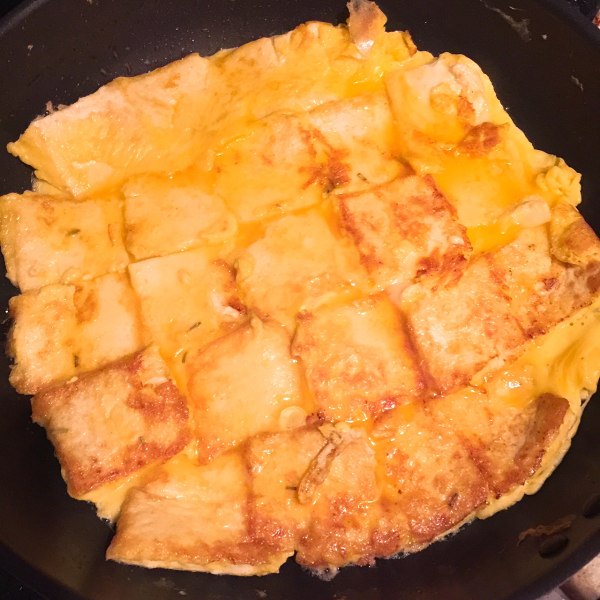 鸡蛋煎豆腐