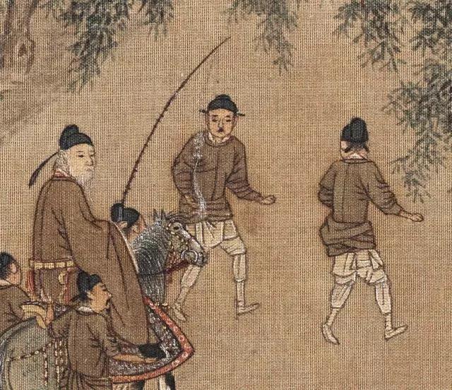 南宋佚名·《春游晚归图册页》