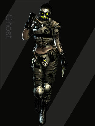 战略游戏《星际争霸》系列中的一个兵种,即人族(terran)的"幽灵特工"