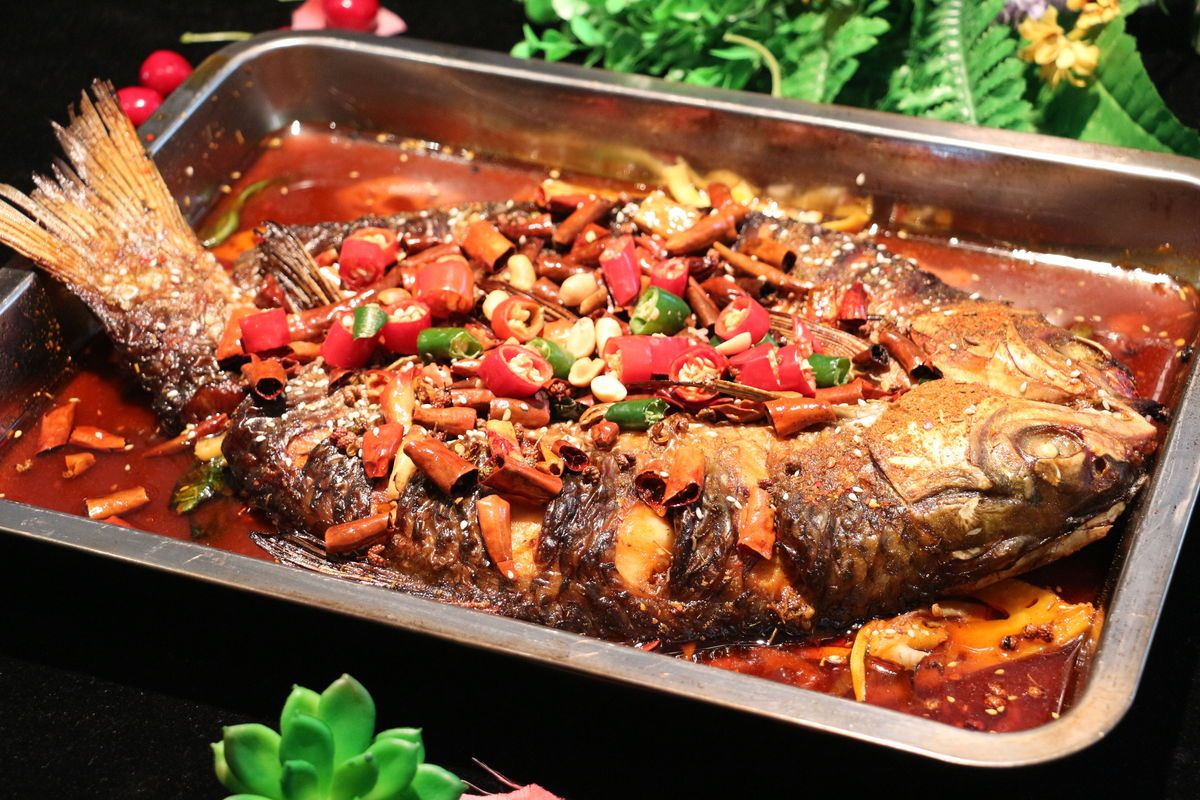芝香孜然烤鱼
