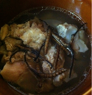 冬虫草珧柱猪展汤