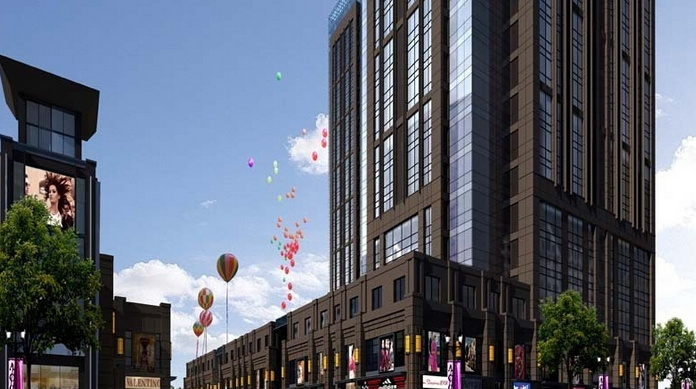  p>东贸国际位于廊坊市燕郊燕顺路国道,由三河市莲荷房地产开发有限