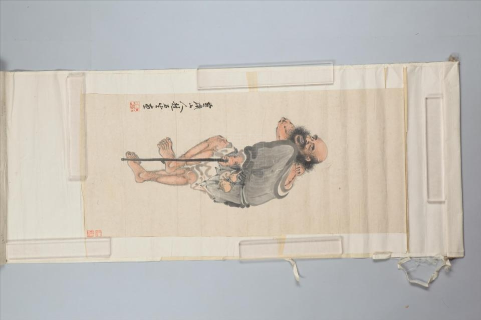 清赵石生人物轴