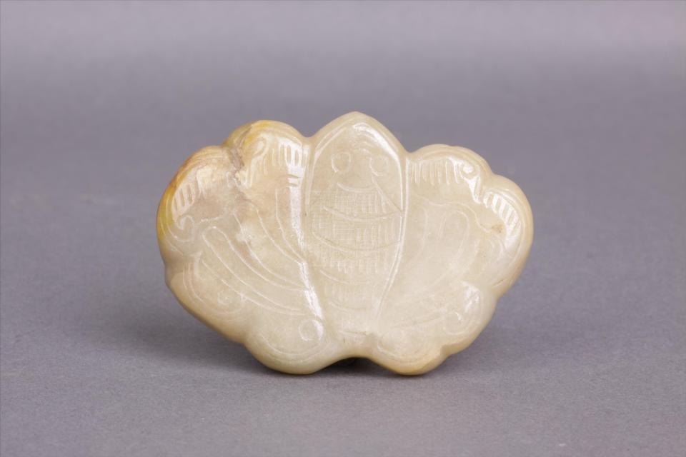 清末蝙蝠纹玉带扣