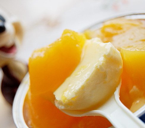 黄桃布丁